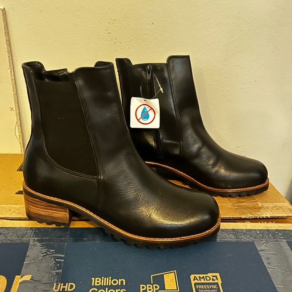 Size 11 Wide Leather Waterproof David Tate Santorini Boots - Picture 3 of 7